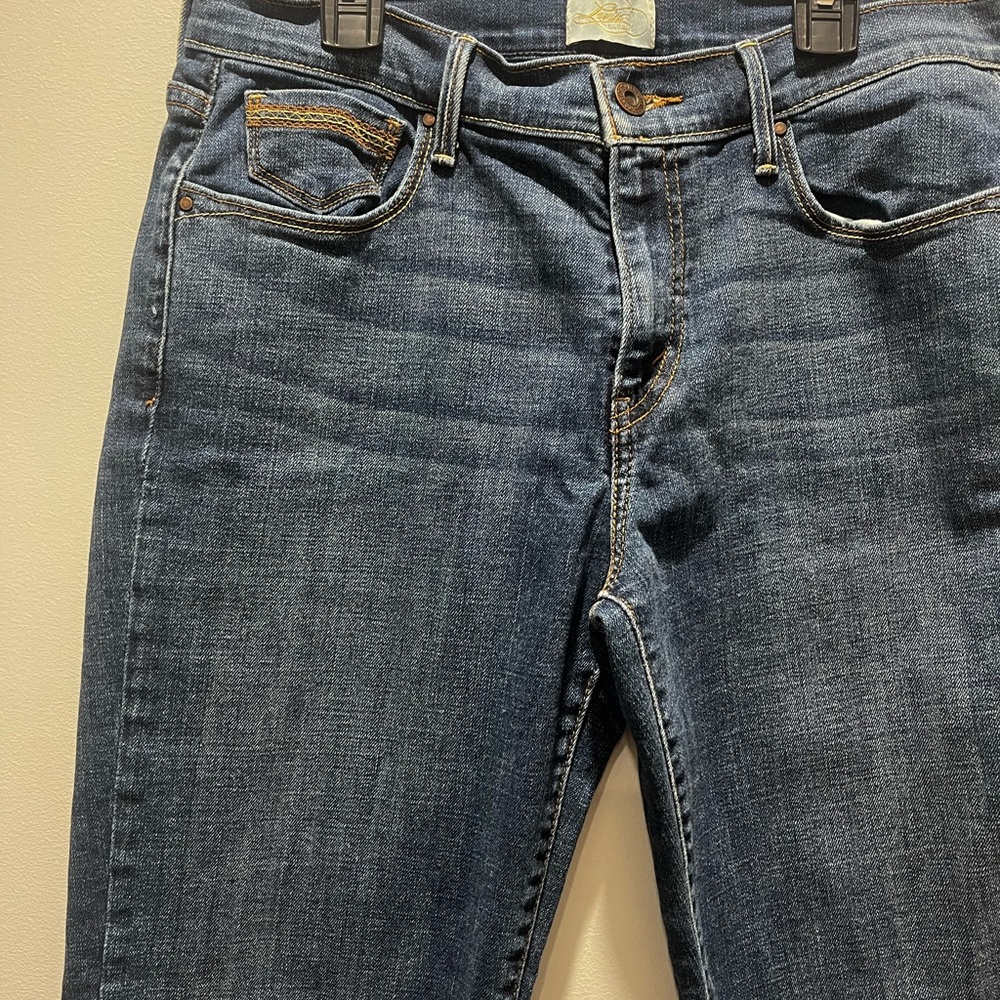 Levi's Dark Blue Straight Leg Jeans - Picture 2 of 11